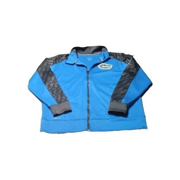 Florida‎ Gators Nike Jacket Mens Large Gray Blue Full Zip Dri-Fit Size XXL - Picture 1 of 14